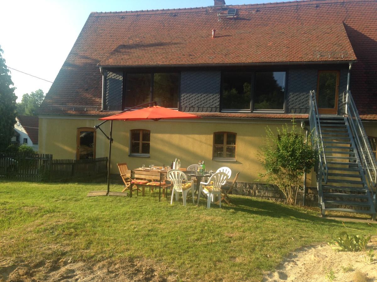 Moderne Pension Vonbartsch Mit Ladestation In Der Saechsischen Schweiz Struppen Екстериор снимка