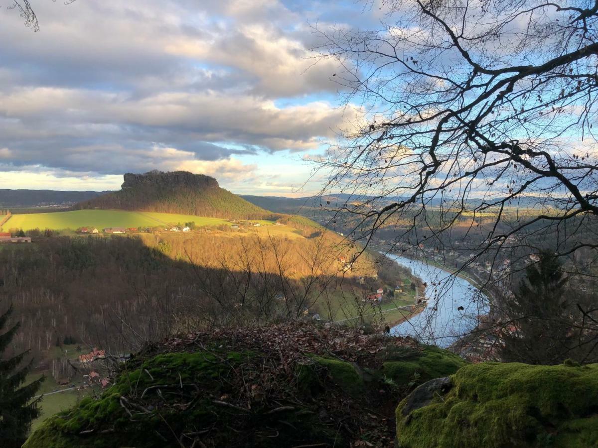 Moderne Pension Vonbartsch Mit Ladestation In Der Saechsischen Schweiz Struppen Екстериор снимка