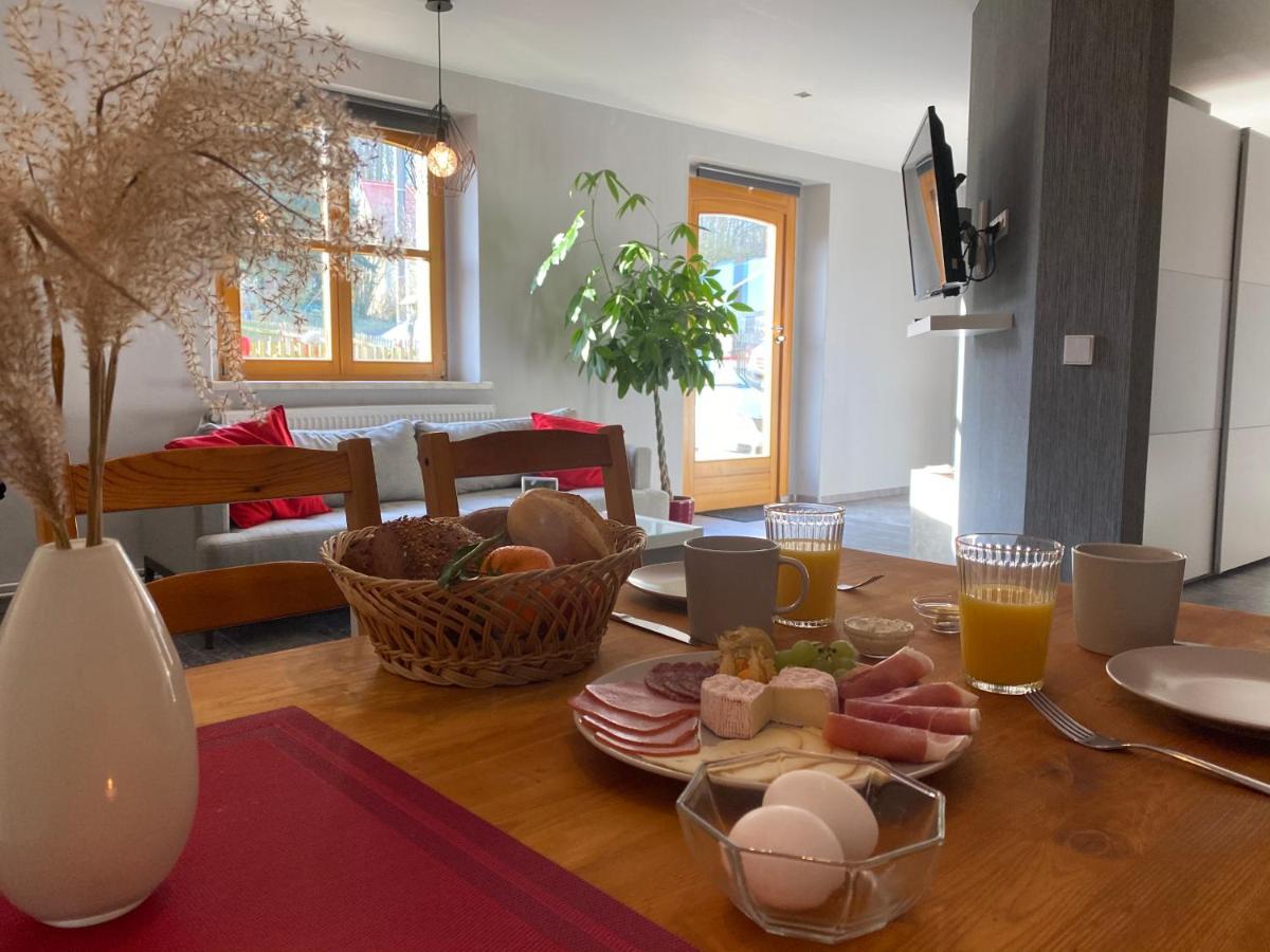 Moderne Pension Vonbartsch Mit Ladestation In Der Saechsischen Schweiz Struppen Екстериор снимка